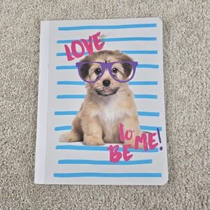 Top Flight Composition Notebook Puppy Love To Be Me Wide Ruled 80 Sheet